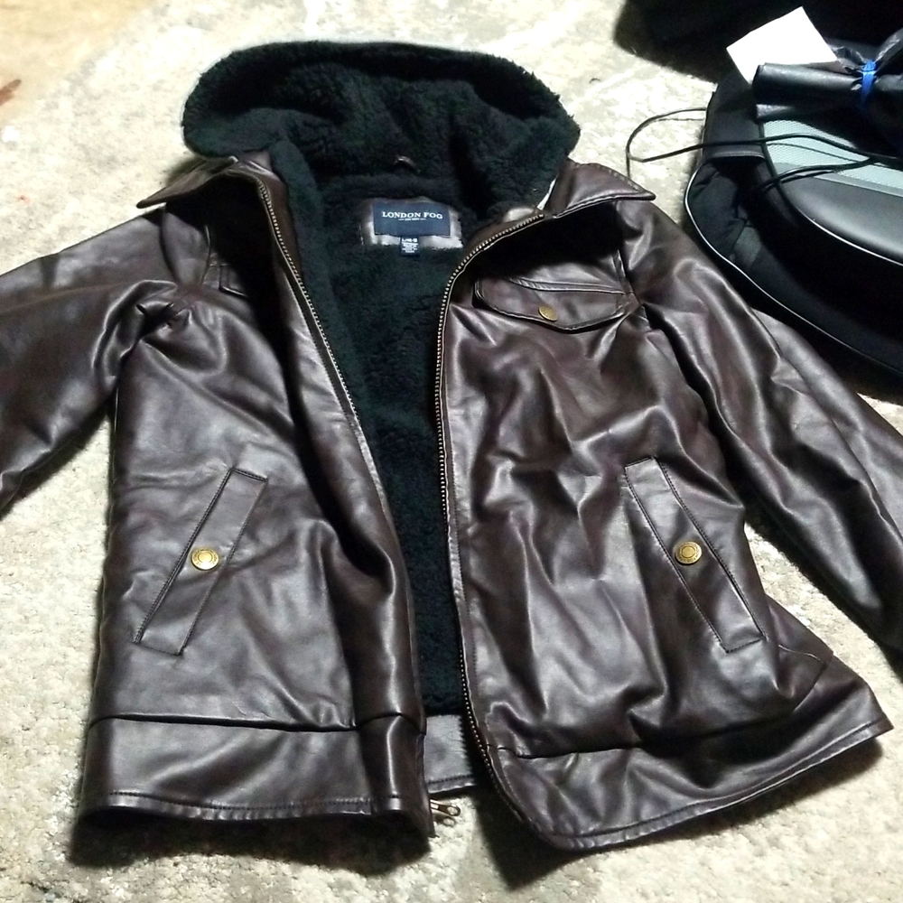 London fog leather jacket